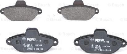 BOSCH 0 986 461 119 - Set placute frana,frana disc aaoparts.ro