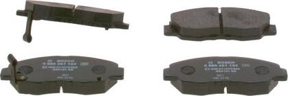 BOSCH 0 986 461 124 - Set placute frana,frana disc aaoparts.ro