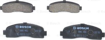 BOSCH 0 986 461 122 - Set placute frana,frana disc aaoparts.ro