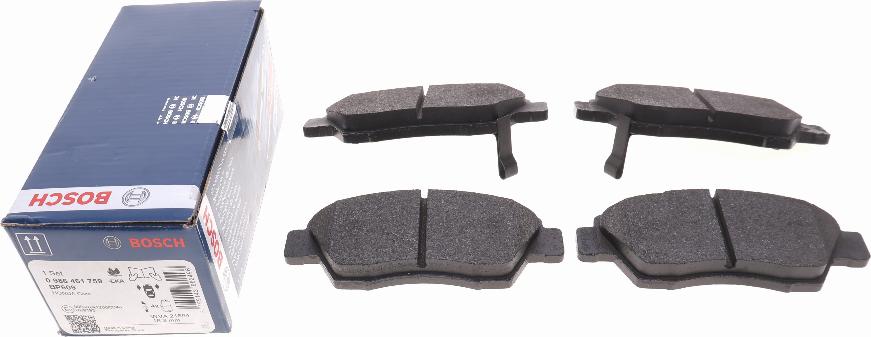 BOSCH 0 986 461 759 - Set placute frana,frana disc aaoparts.ro