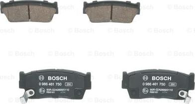 BOSCH 0 986 461 750 - Set placute frana,frana disc aaoparts.ro