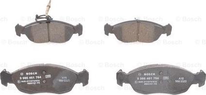 BOSCH 0 986 461 764 - Set placute frana,frana disc aaoparts.ro