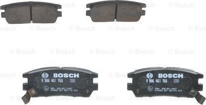 BOSCH 0 986 461 768 - Set placute frana,frana disc aaoparts.ro