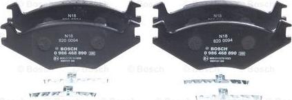 BOSCH 0 986 468 890 - Set placute frana,frana disc aaoparts.ro