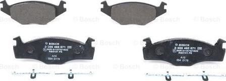 BOSCH 0 986 468 871 - Set placute frana,frana disc aaoparts.ro