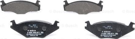 BOSCH 0 986 468 871 - Set placute frana,frana disc aaoparts.ro