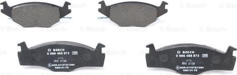 BOSCH 0 986 468 873 - Set placute frana,frana disc aaoparts.ro