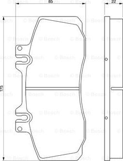 BOSCH 0 986 468 350 - Set placute frana,frana disc aaoparts.ro