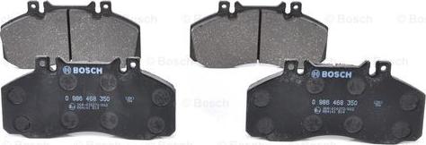 BOSCH 0 986 468 350 - Set placute frana,frana disc aaoparts.ro