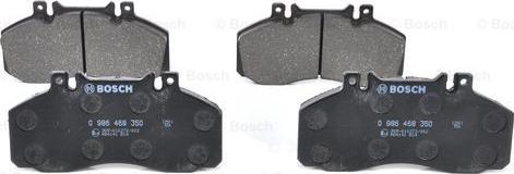 BOSCH 0 986 468 350 - Set placute frana,frana disc aaoparts.ro