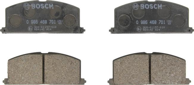 BOSCH 0 986 468 701 - Set placute frana,frana disc aaoparts.ro