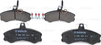 BOSCH 0 986 467 411 - Set placute frana,frana disc aaoparts.ro