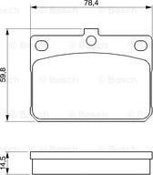 BOSCH 0 986 467 031 - Set placute frana,frana disc aaoparts.ro
