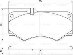 BOSCH 0 986 467 841 - Set placute frana,frana disc aaoparts.ro