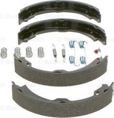 BOSCH 0 986 487 725 - Set saboti frana, frana de mana aaoparts.ro