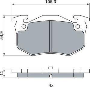 BOSCH 0 986 424 992 - Set placute frana,frana disc aaoparts.ro