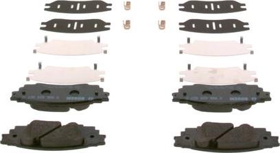 BOSCH 0 986 424 927 - Set placute frana,frana disc aaoparts.ro