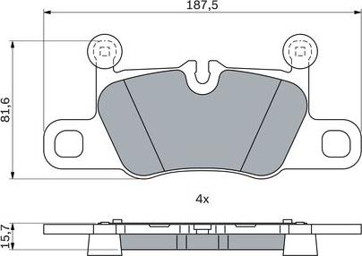 BOSCH 0 986 424 971 - Set placute frana,frana disc aaoparts.ro