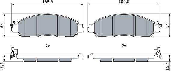 BOSCH 0 986 424 973 - Set placute frana,frana disc aaoparts.ro