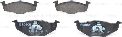 BOSCH 0 986 424 449 - Set placute frana,frana disc aaoparts.ro