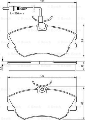 BOSCH 0 986 424 451 - Set placute frana,frana disc aaoparts.ro