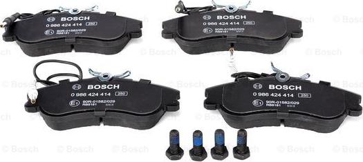 BOSCH 0 986 424 414 - Set placute frana,frana disc aaoparts.ro