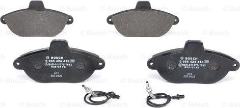 BOSCH 0 986 424 415 - Set placute frana,frana disc aaoparts.ro