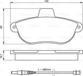 BOSCH 0 986 424 415 - Set placute frana,frana disc aaoparts.ro