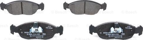 BOSCH 0986424410 - Set placute frana,frana disc aaoparts.ro