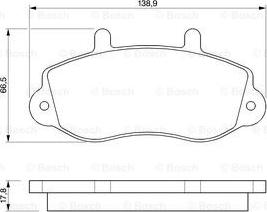 BOSCH 0 986 424 480 - Set placute frana,frana disc aaoparts.ro