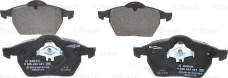 BOSCH 0 986 424 481 - Set placute frana,frana disc aaoparts.ro