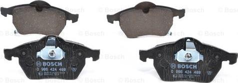 BOSCH 0 986 424 488 - Set placute frana,frana disc aaoparts.ro