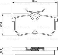 BOSCH 0 986 424 472 - Set placute frana,frana disc aaoparts.ro