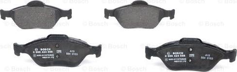 BOSCH 0 986 424 558 - Set placute frana,frana disc aaoparts.ro