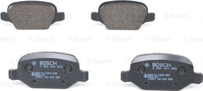 BOSCH 0 986 424 553 - Set placute frana,frana disc aaoparts.ro