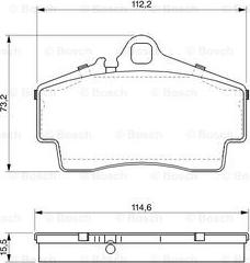 BOSCH 0 986 424 569 - Set placute frana,frana disc aaoparts.ro