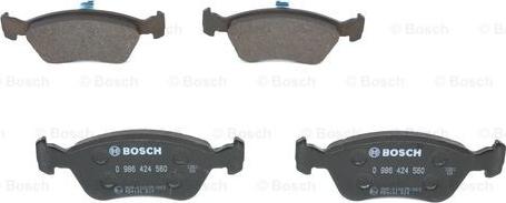 BOSCH 0 986 424 560 - Set placute frana,frana disc aaoparts.ro