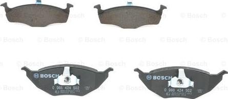 BOSCH 0986424502 - Set placute frana,frana disc aaoparts.ro