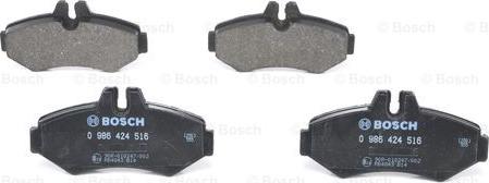 BOSCH 0 986 424 516 - Set placute frana,frana disc aaoparts.ro