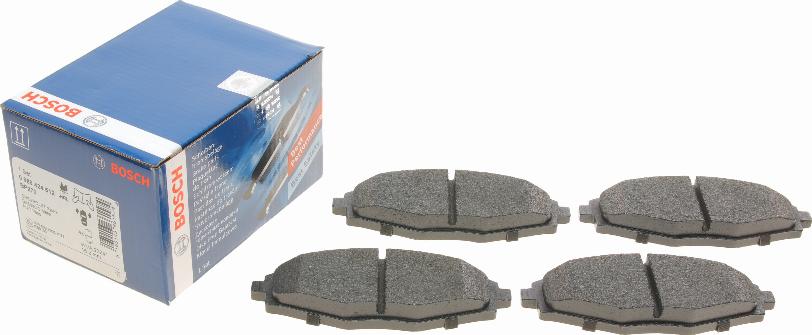 BOSCH 0 986 424 512 - Set placute frana,frana disc aaoparts.ro