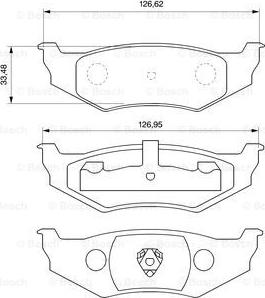 BOSCH 0 986 424 585 - Set placute frana,frana disc aaoparts.ro