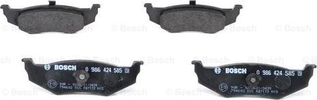 BOSCH 0 986 424 585 - Set placute frana,frana disc aaoparts.ro