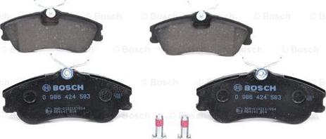 BOSCH 0 986 424 583 - Set placute frana,frana disc aaoparts.ro