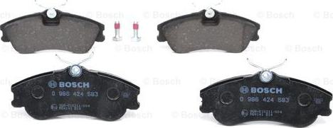 BOSCH 0 986 424 583 - Set placute frana,frana disc aaoparts.ro