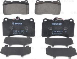 BOSCH 0 986 424 577 - Set placute frana,frana disc aaoparts.ro