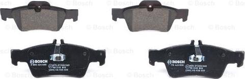 BOSCH 0 986 424 699 - Set placute frana,frana disc aaoparts.ro