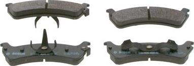 BOSCH 0 986 424 655 - Set placute frana,frana disc aaoparts.ro