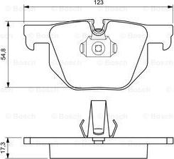 BOSCH 0 986 424 653 - Set placute frana,frana disc aaoparts.ro