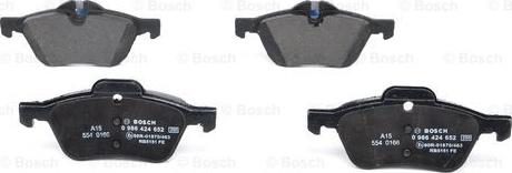 BOSCH 0 986 424 652 - Set placute frana,frana disc aaoparts.ro