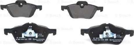 BOSCH 0 986 424 652 - Set placute frana,frana disc aaoparts.ro